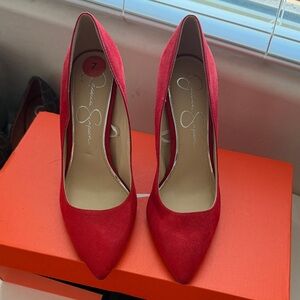 Jessica Simpson Red High Heel Shoes